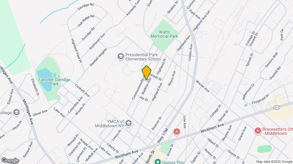 56 Watkins Ave Map and Location Details