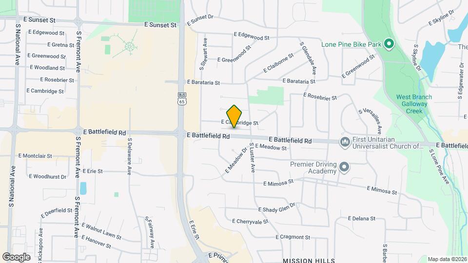 2003 E Battlefield Rd Map and Location Details