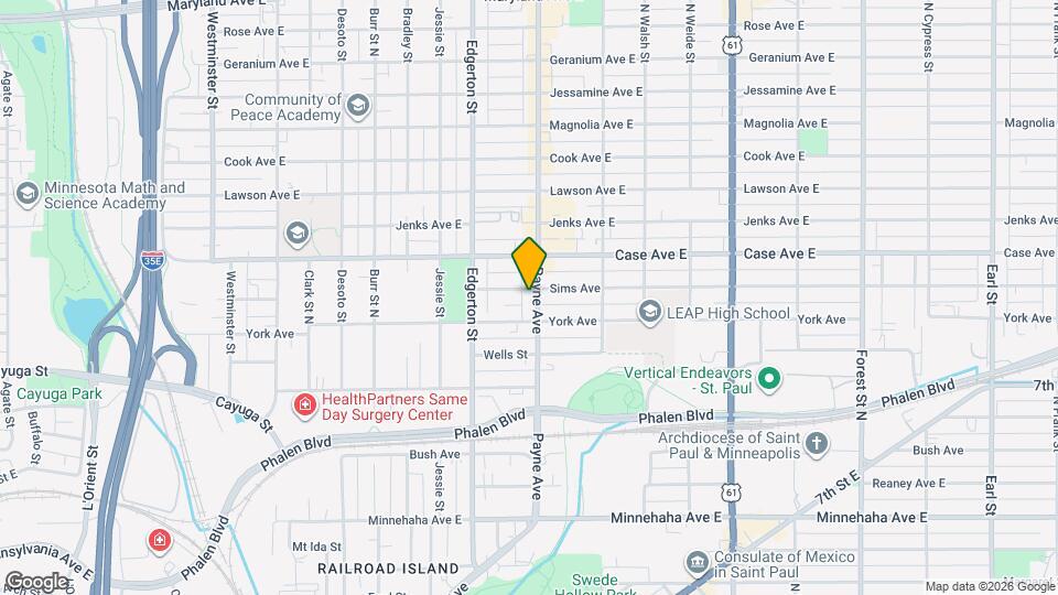 923 Payne Ave Map and Location Details