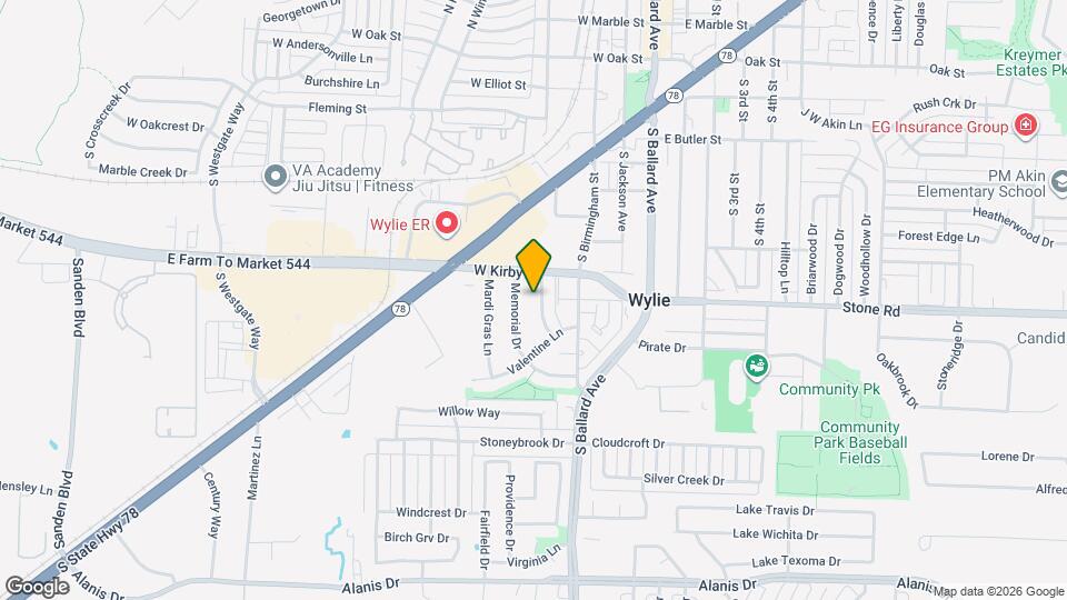 808 Easter Dr Map and Location Details