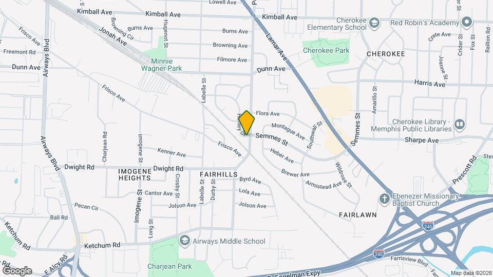 2145 Pendleton St Map and Location Details