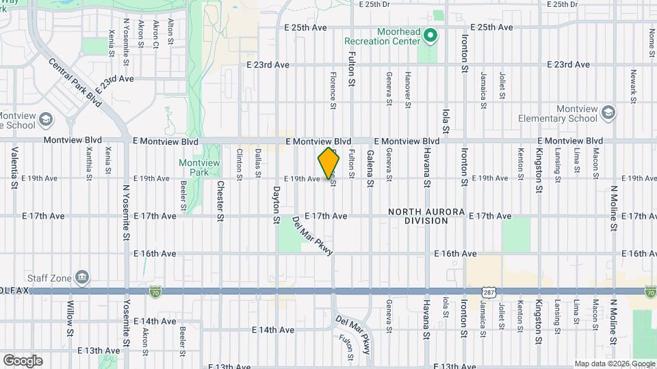 1785 Florence St Map and Location Details