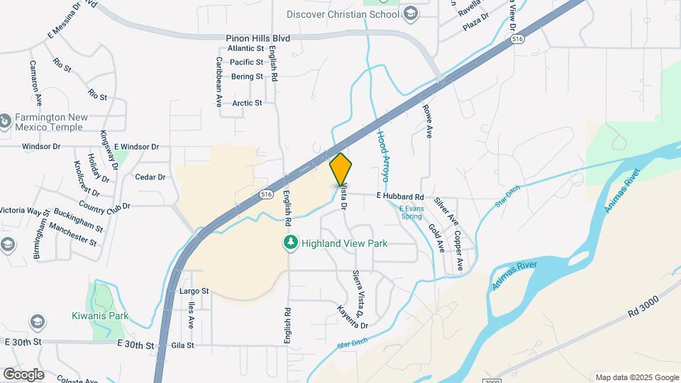 4009 Sierra Vista Dr Map and Location Details