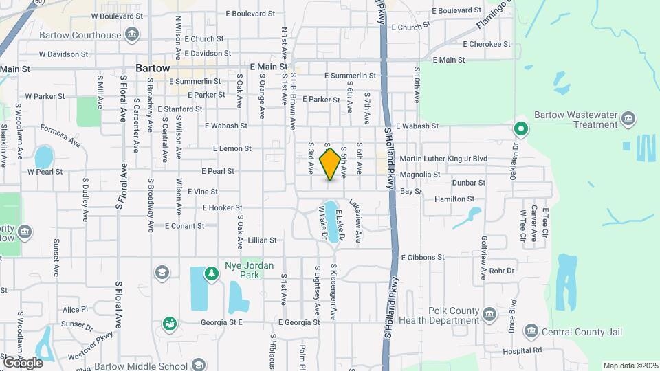 1115 E Bay St Map and Location Details