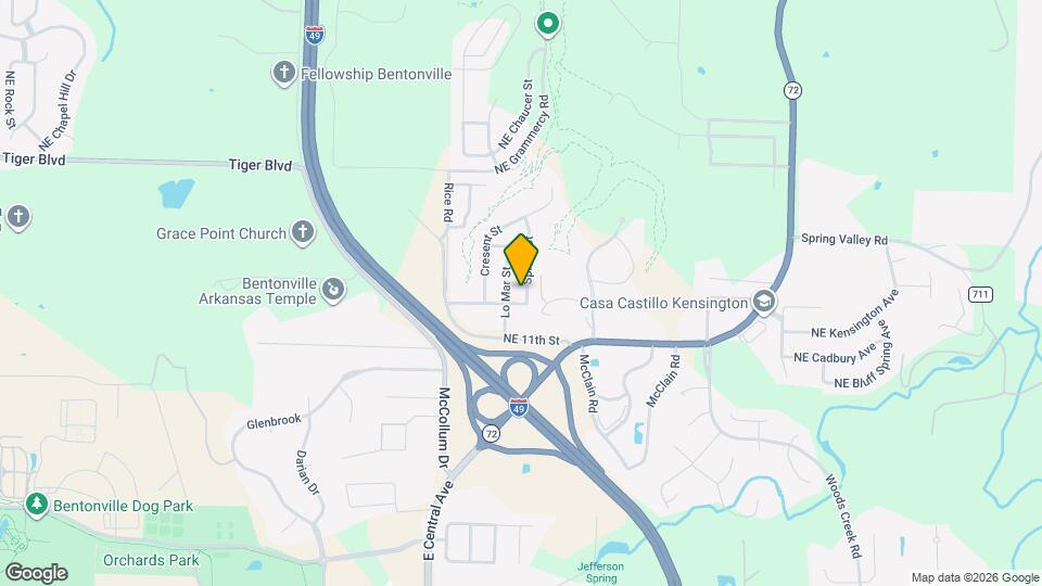 1203 Spring St Map and Location Details