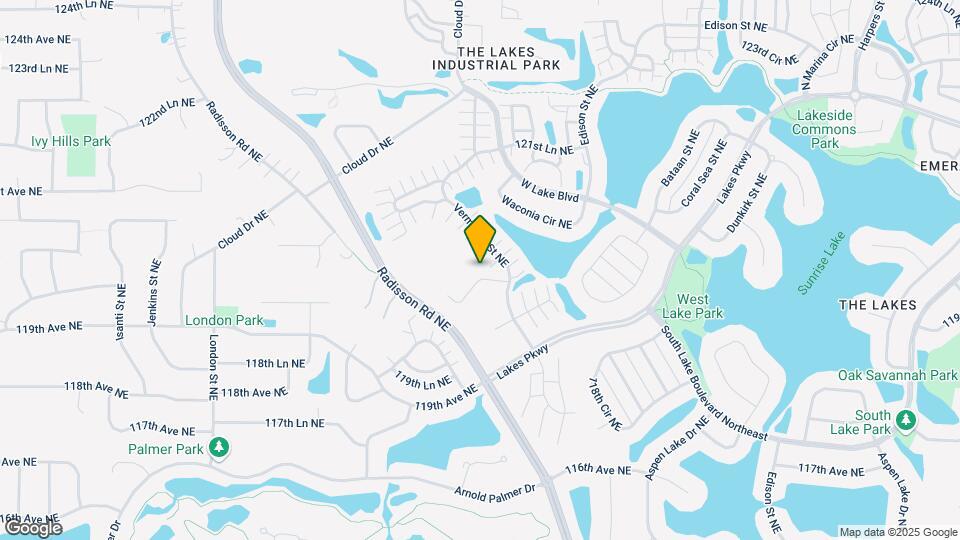 12005 Urbank Cir NE Map and Location Details
