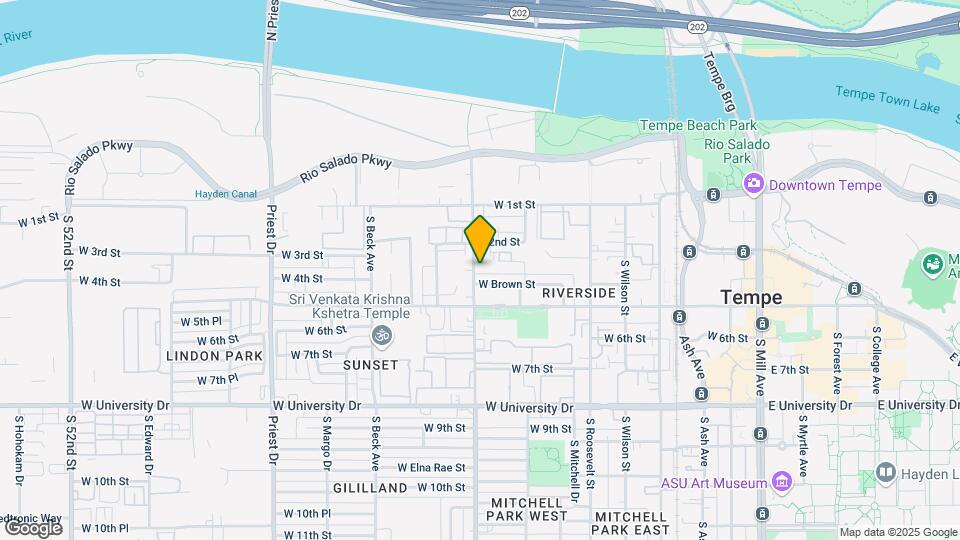 331 S Hardy Dr Map and Location Details