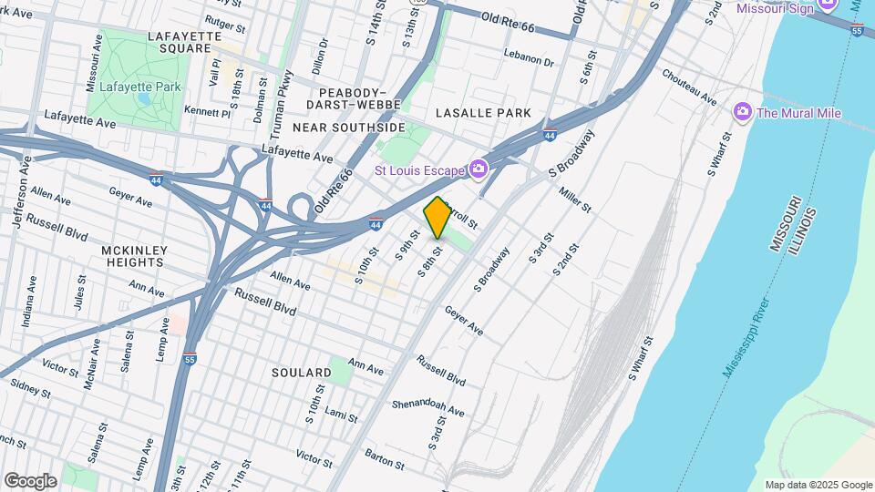 1711 S 8th St Map and Location Details