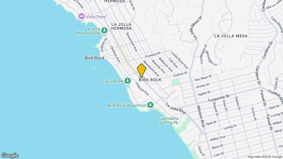 5440 La Jolla Blvd Map and Location Details