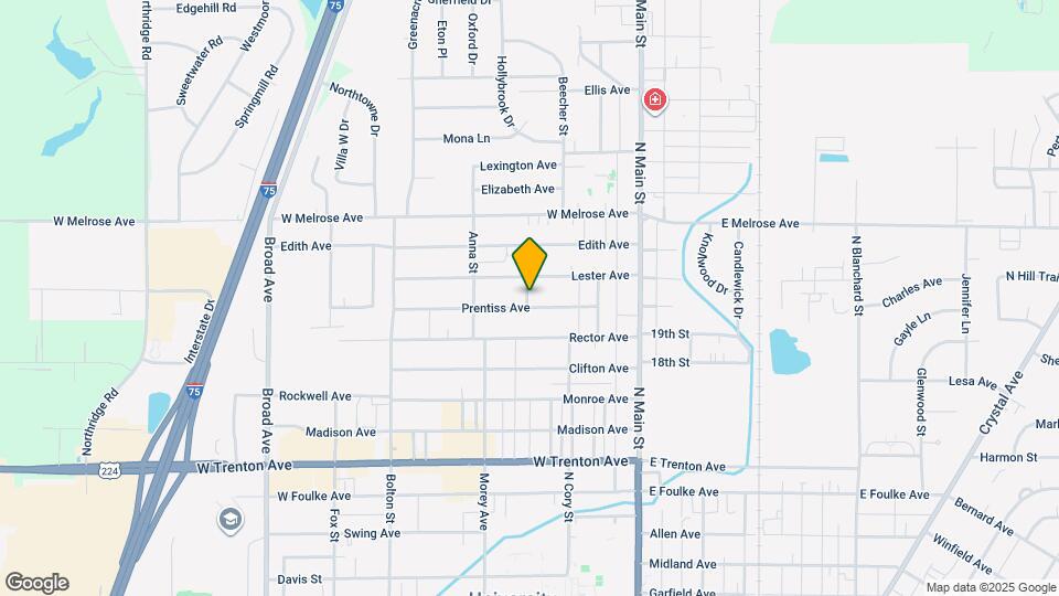 252 Prentiss Ave Map and Location Details