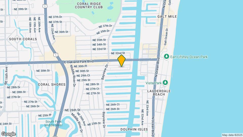 2851 NE 30th St Map and Location Details