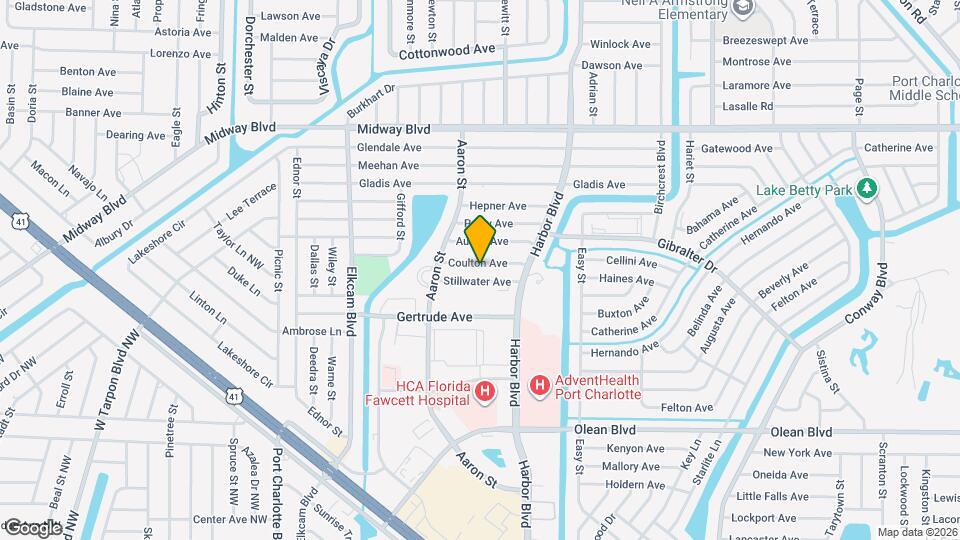 21295 Coulton Ave Map and Location Details