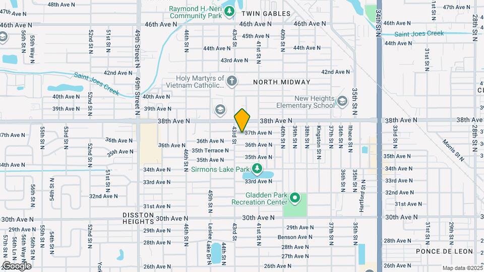 4220 37th Ave N Map and Location Details