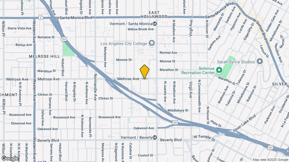 4266 Melrose Ave Map and Location Details