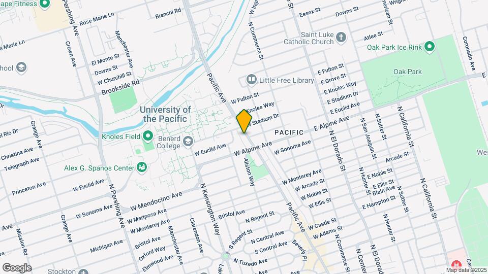 3405-3423 Pacific Ave Map and Location Details