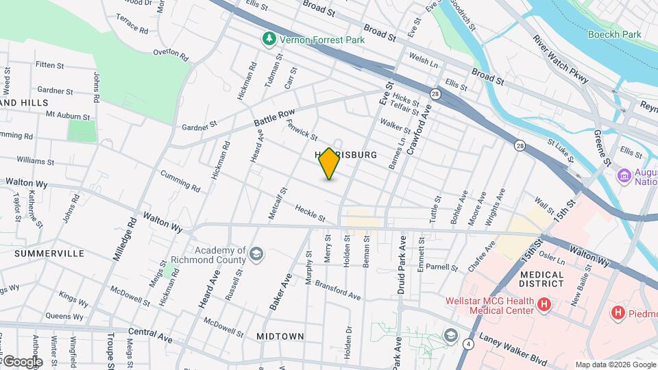 1919 Warren St Map and Location Details