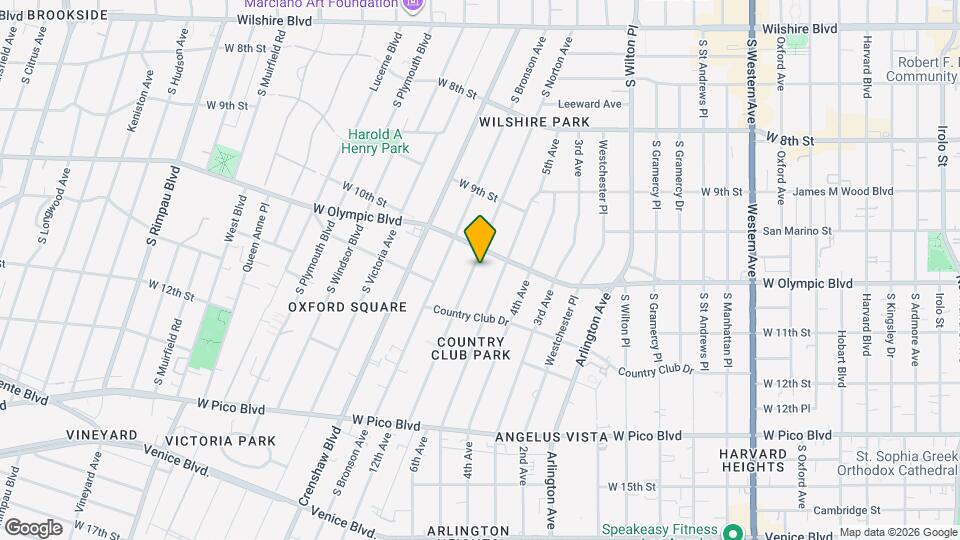 1020 S Norton Ave, Unit B Mapa y Detalles de la Ubicación