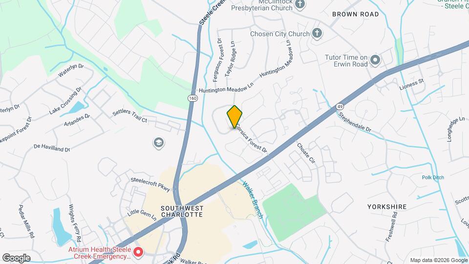 14616 Asheton Creek Dr Map and Location Details