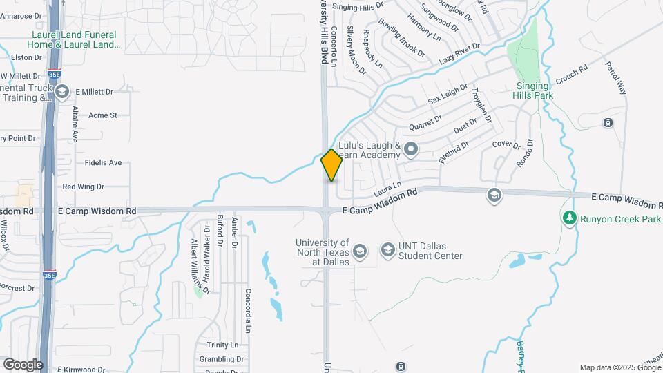 1239 Hidden Valley Dr Map and Location Details