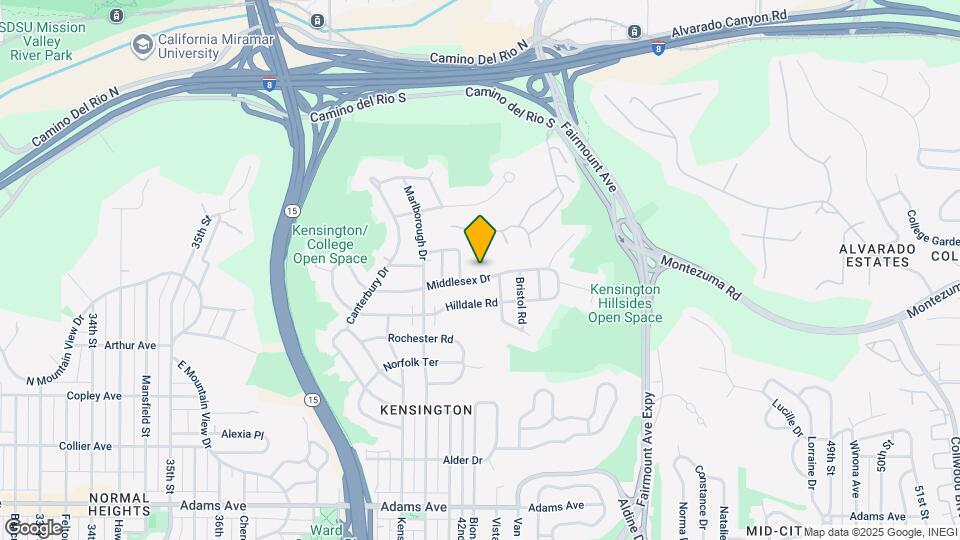 4218 Middlesex Dr Map and Location Details