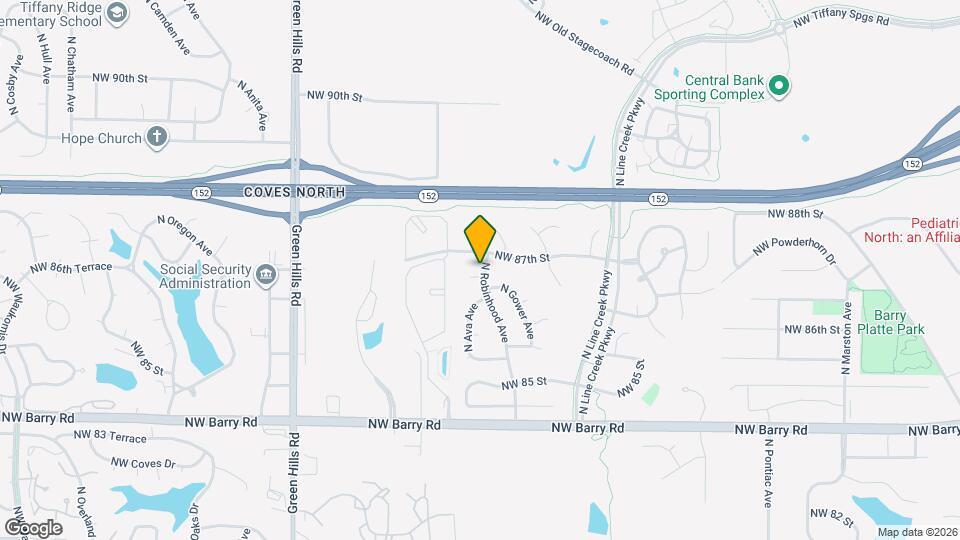 3602 NW 86th Ct Map and Location Details