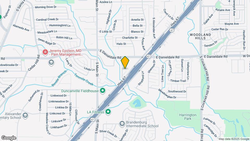 1607 Horizon St Map and Location Details