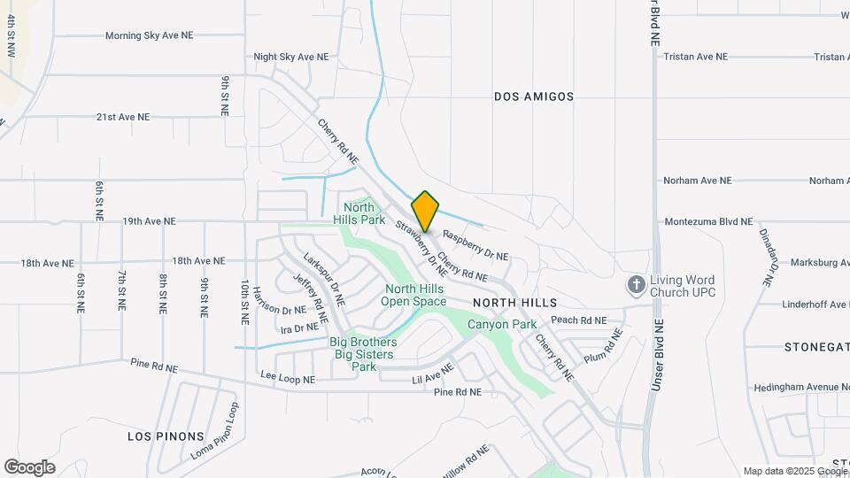 1800 Strawberry Dr NE Map and Location Details