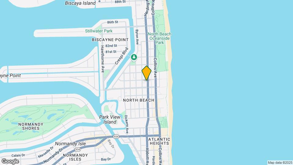 7724 Harding Ave Map and Location Details