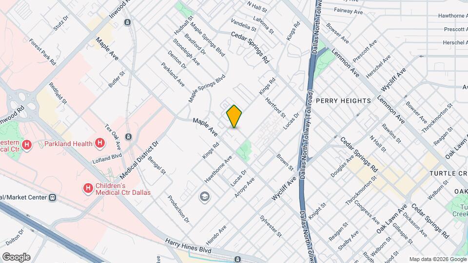 4633 Fairmount St Map and Location Details