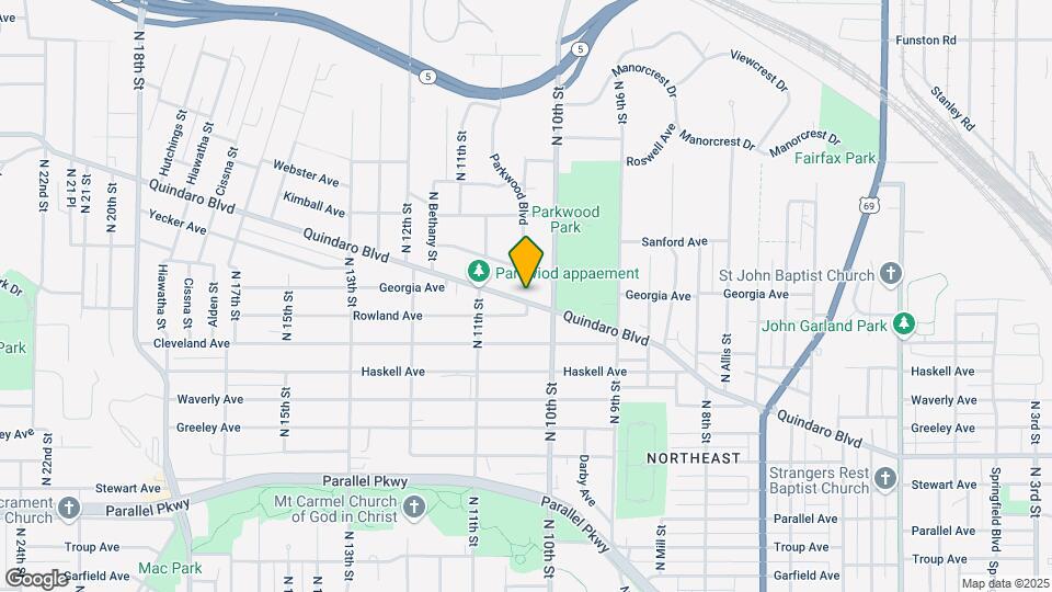 1020 Quindaro Blvd Map and Location Details
