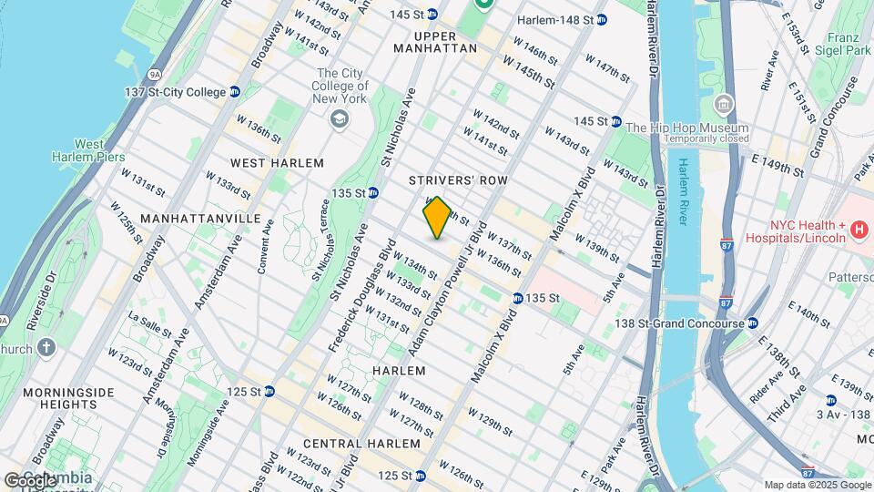 215-219 W 135th St Map and Location Details