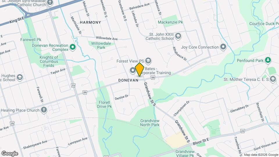 1072 Olive Av Map and Location Details