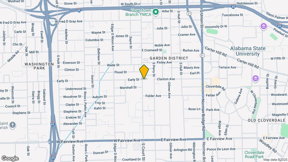 1531 S Court St Mapa y Detalles de la Ubicación