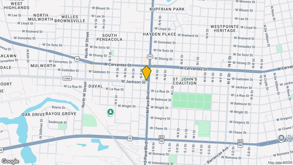 2117 W Jackson St Map and Location Details