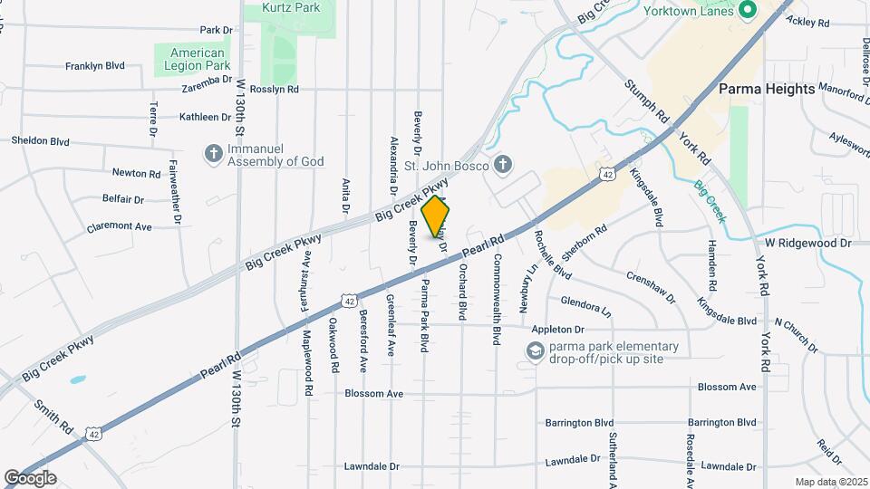 6608 Mandalay Dr Map and Location Details