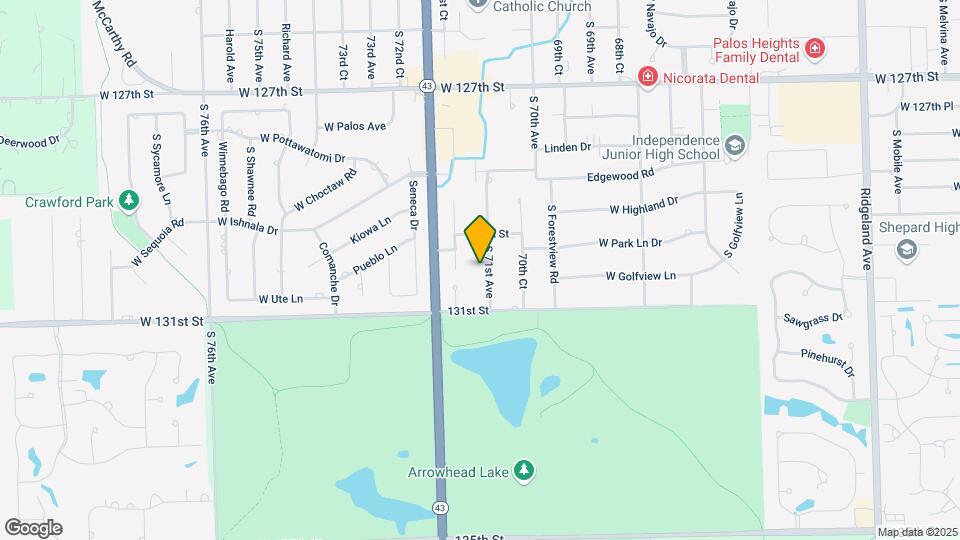 13032 S 71st Ave-Unit -CH Map and Location Details