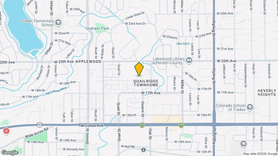 11167 W 17th Ave Map and Location Details