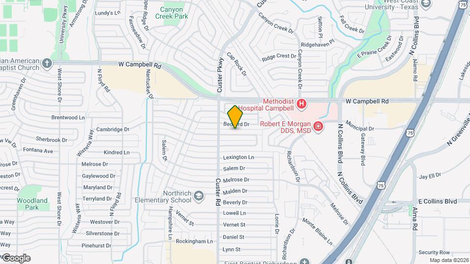 420 Cambridge Dr Map and Location Details