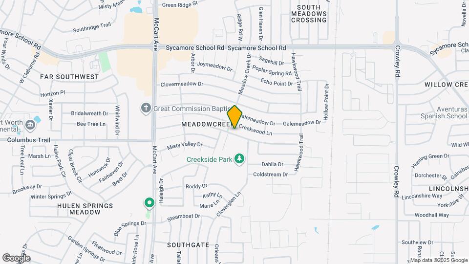 2728 Ctr Crk Ln Map and Location Details