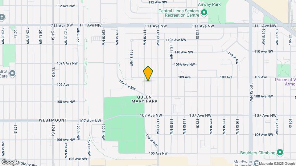 10837-10117 117 St NW Map and Location Details