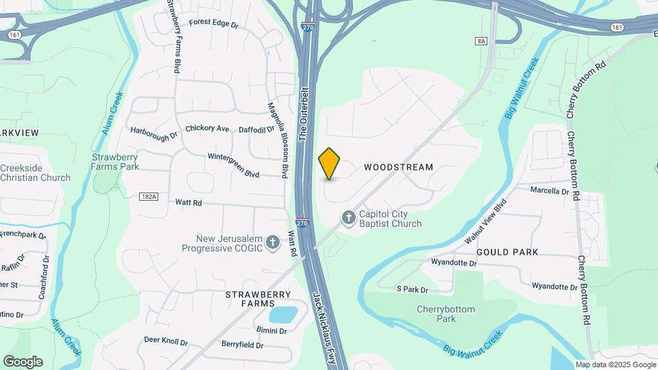 4287 Woodstream Dr Map and Location Details