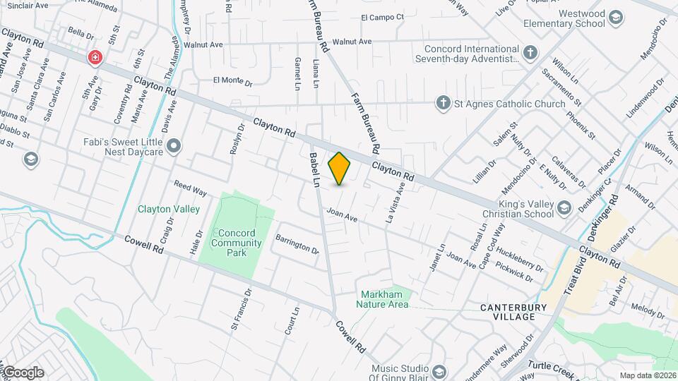 1435 Fargo Ct Map and Location Details