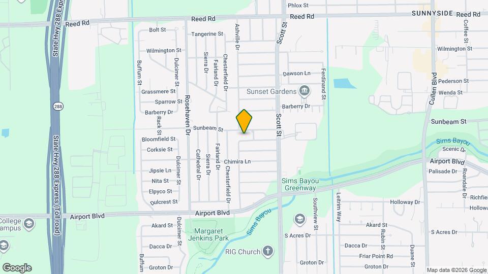 3513 Bloomfield St Map and Location Details