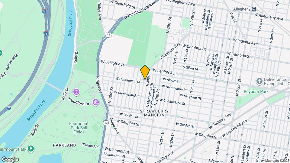 2603 N Corlies St Map and Location Details
