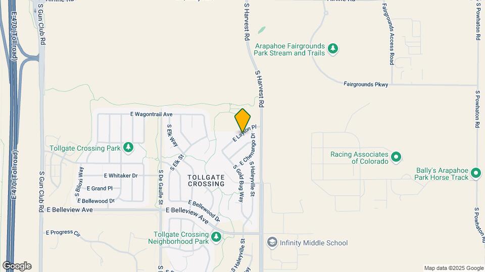 24738 E Layton Pl Mapa y Detalles de la Ubicación