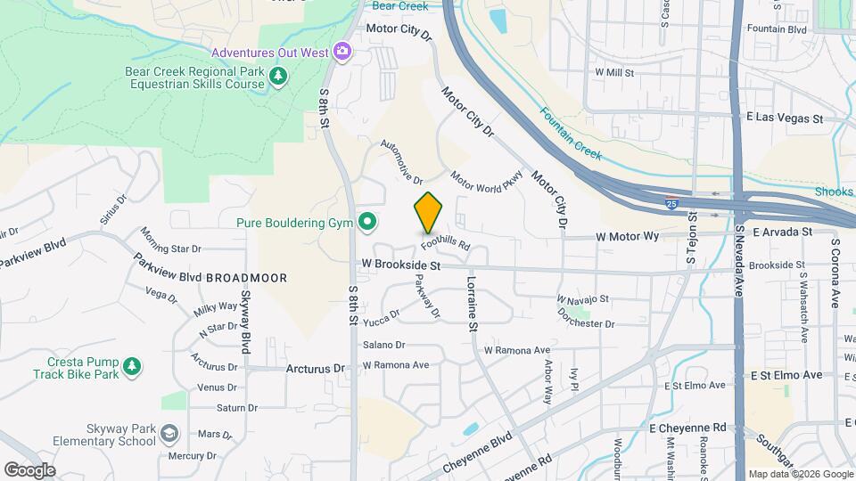 1347 E Parkway Dr Map and Location Details