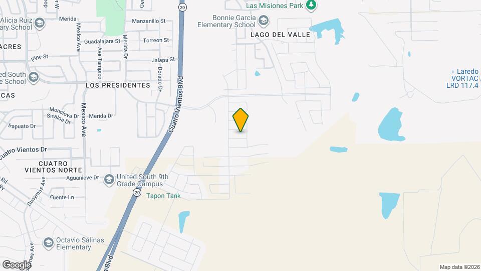 1614 Tulum Dr Map and Location Details