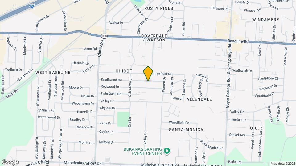 6921 Knollwood Rd Map and Location Details