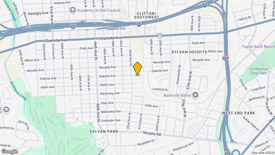 4107 Dakota Ave Map and Location Details