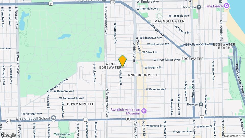1653 W Gregory St, Unit J03W Map and Location Details